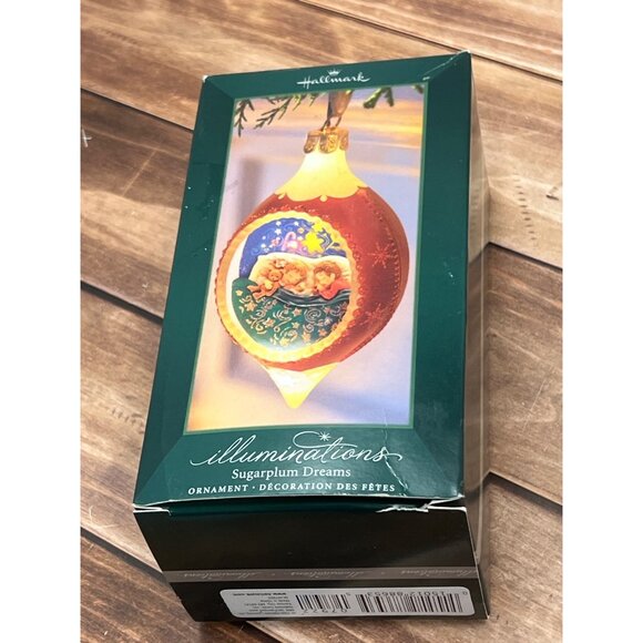 2005 HALLMARK KEEPSAKE ORNAMENT QLM7922 ILLUMINATIONS SUGAR PLUM DREAMS - Picture 3 of 11